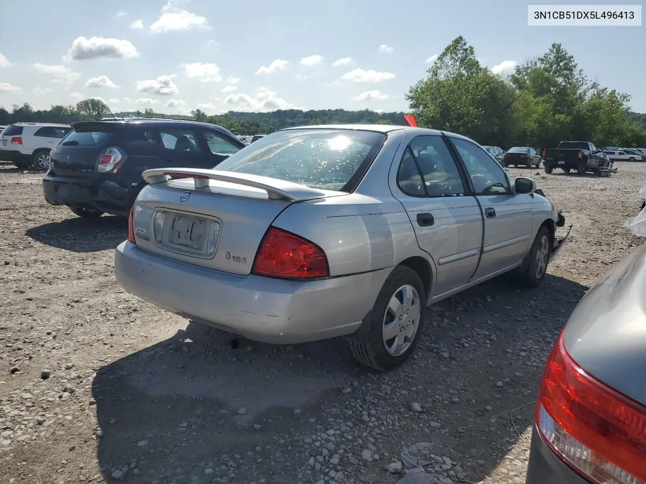 2005 Nissan Sentra 1.8 VIN: 3N1CB51DX5L496413 Lot: 61358865