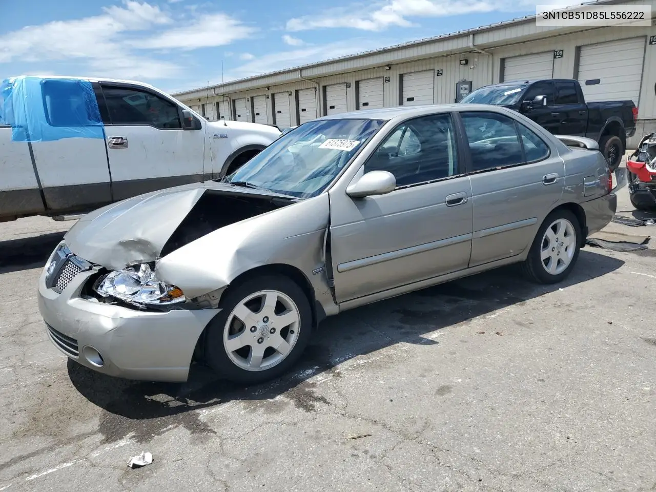 2005 Nissan Sentra 1.8 VIN: 3N1CB51D85L556222 Lot: 61375975