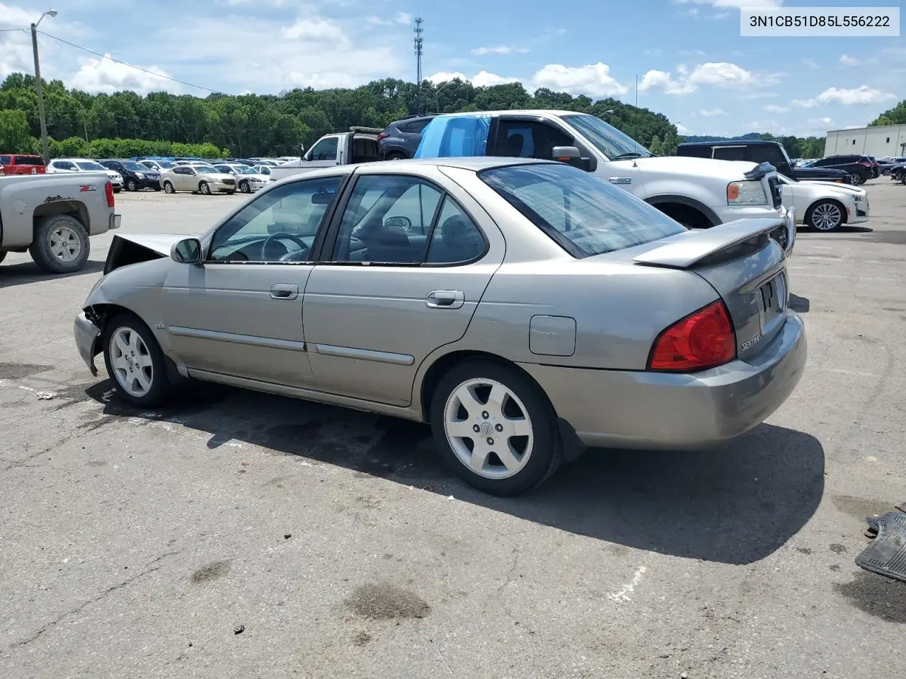 2005 Nissan Sentra 1.8 VIN: 3N1CB51D85L556222 Lot: 61375975