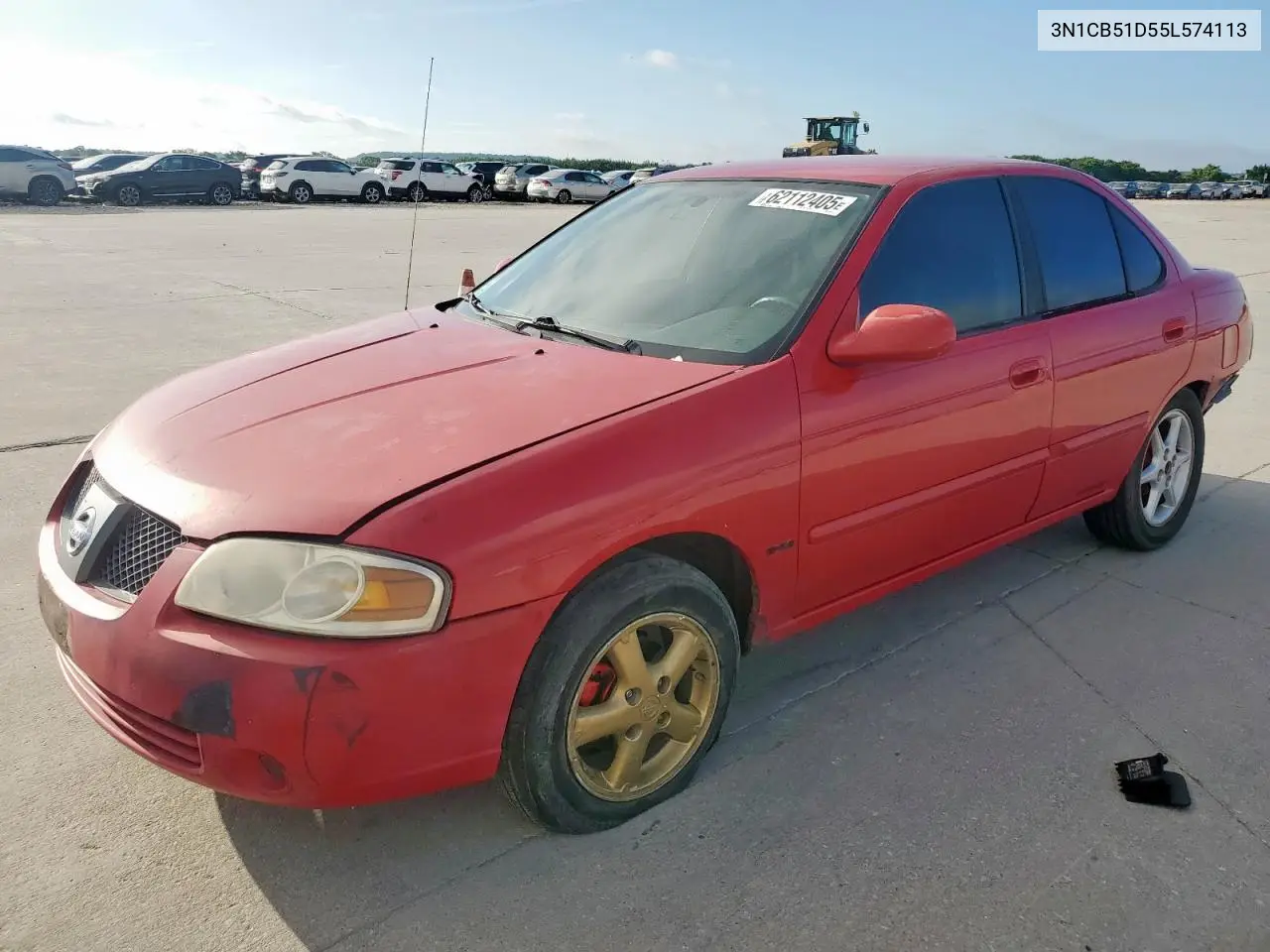 2005 Nissan Sentra 1.8 VIN: 3N1CB51D55L574113 Lot: 62112405