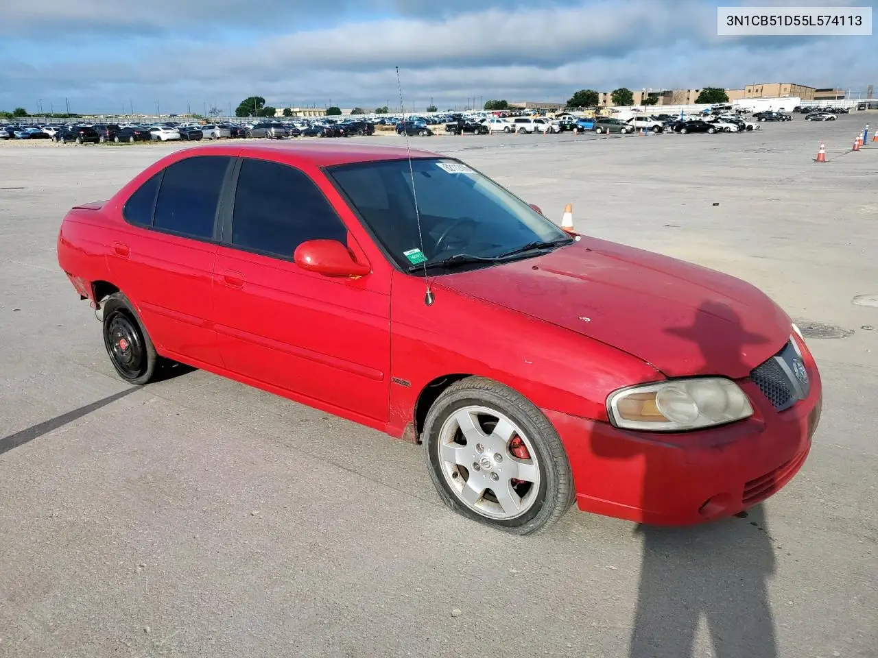 2005 Nissan Sentra 1.8 VIN: 3N1CB51D55L574113 Lot: 62112405