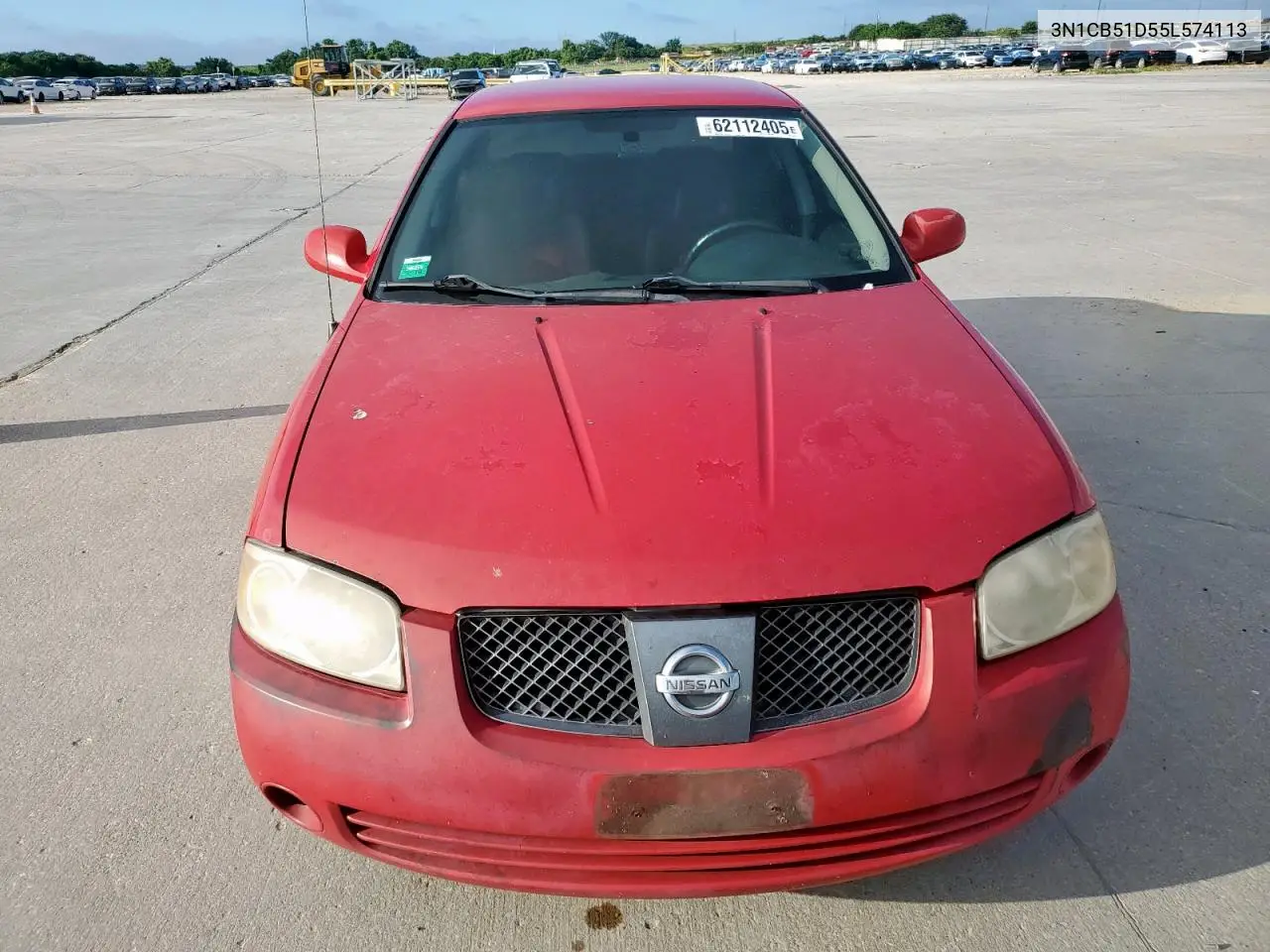 2005 Nissan Sentra 1.8 VIN: 3N1CB51D55L574113 Lot: 62112405