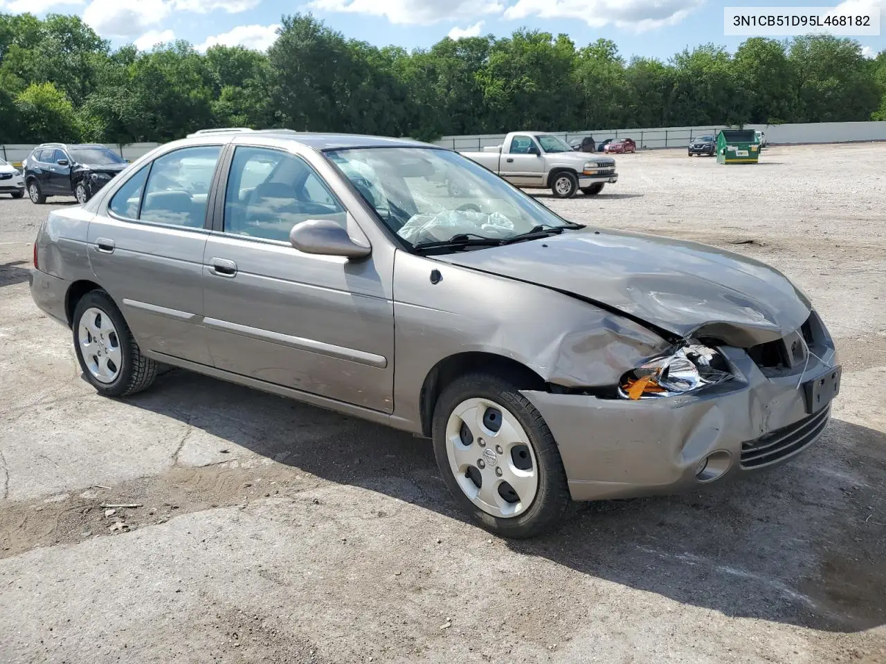 2005 Nissan Sentra 1.8 VIN: 3N1CB51D95L468182 Lot: 62142385