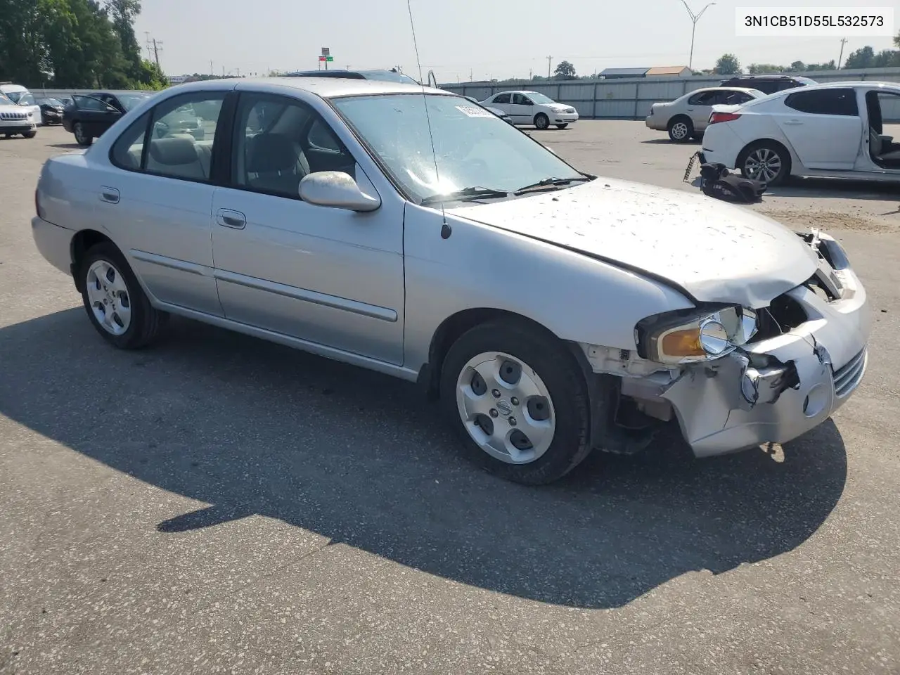 2005 Nissan Sentra 1.8 VIN: 3N1CB51D55L532573 Lot: 62557295