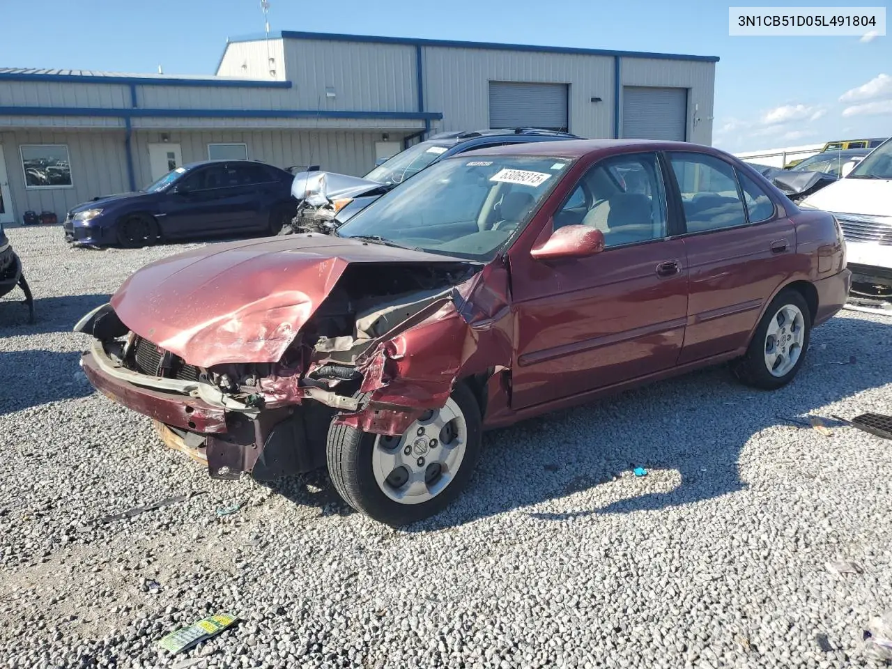 2005 Nissan Sentra 1.8 VIN: 3N1CB51D05L491804 Lot: 63069315