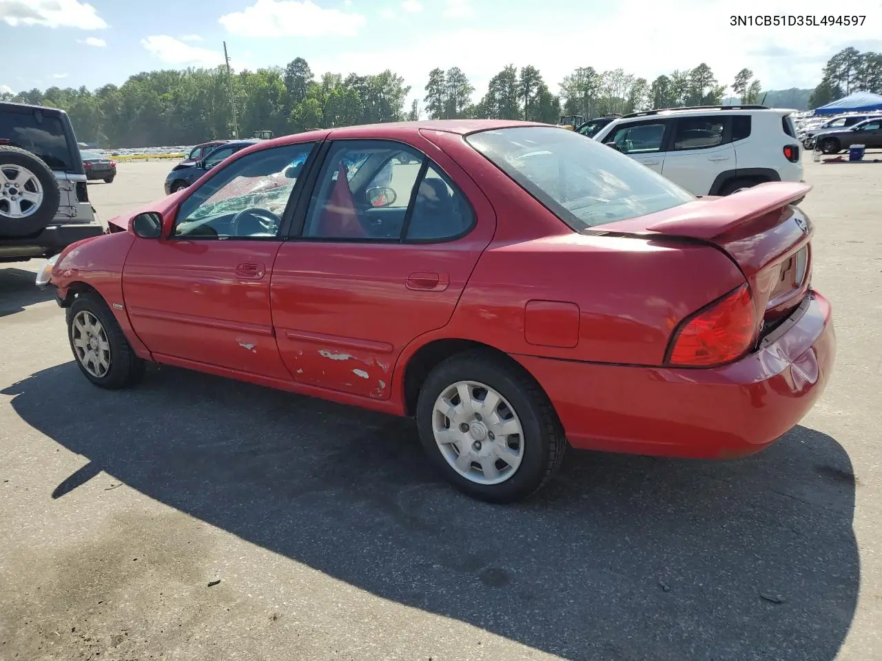 2005 Nissan Sentra 1.8 VIN: 3N1CB51D35L494597 Lot: 63289375