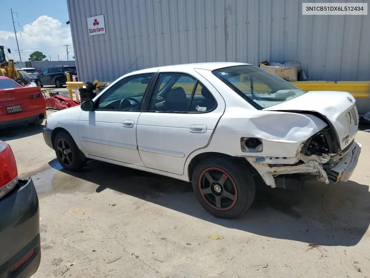2006 Nissan Sentra 1.8 VIN: 3N1CB51DX6L512434 Lot: 61960265