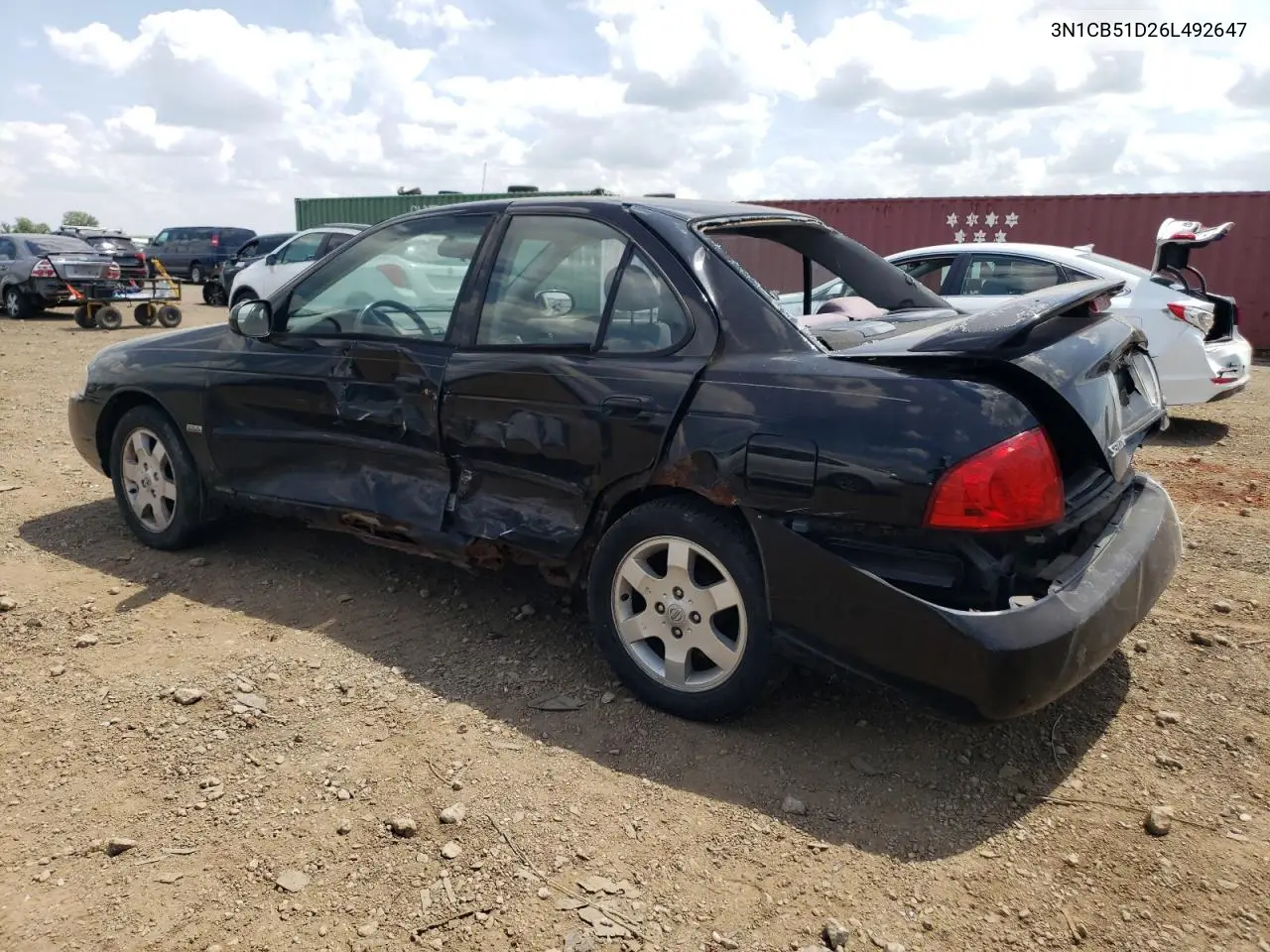 2006 Nissan Sentra 1.8 VIN: 3N1CB51D26L492647 Lot: 62838375