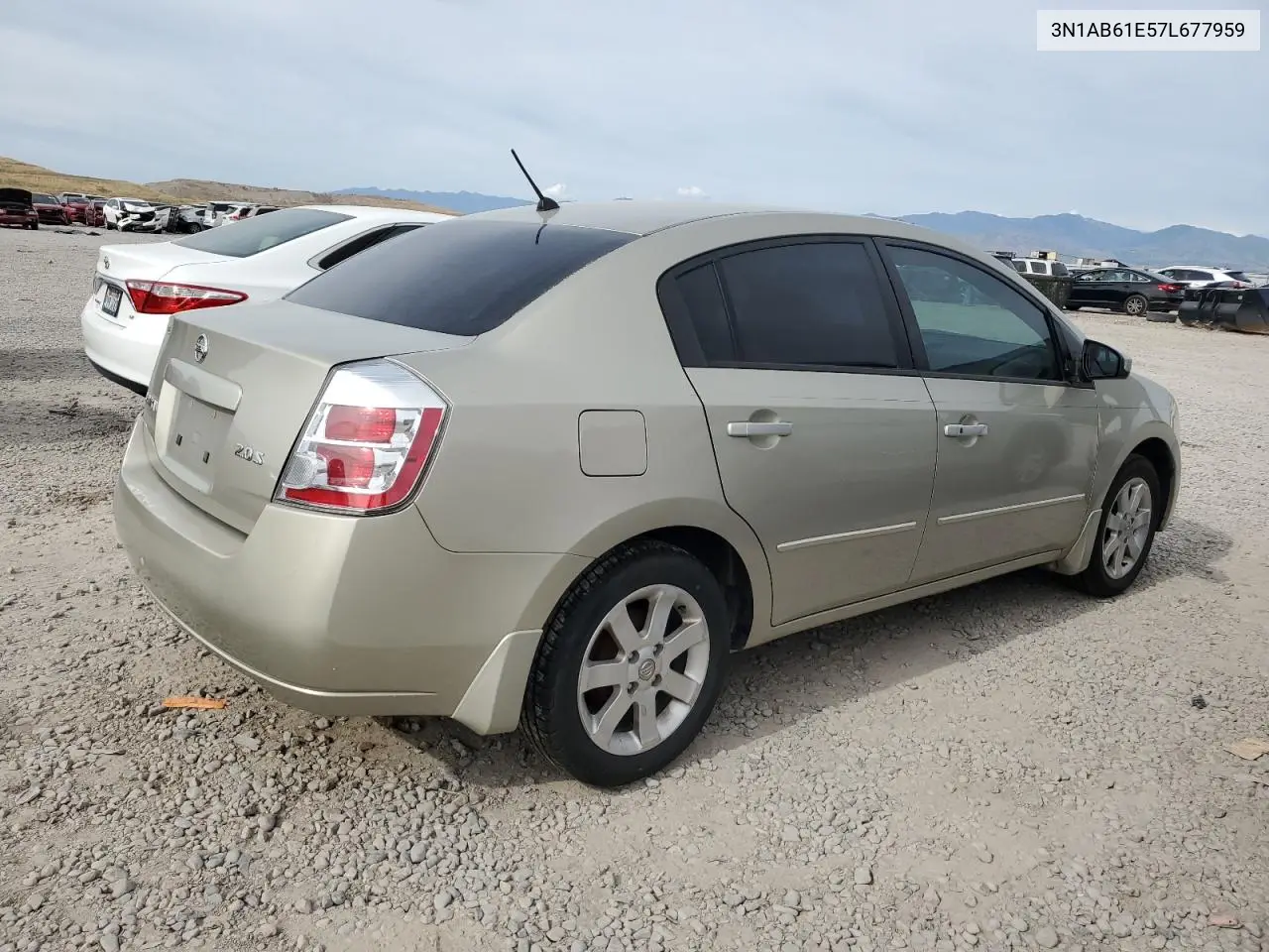 2007 Nissan Sentra 2.0 VIN: 3N1AB61E57L677959 Lot: 58856445