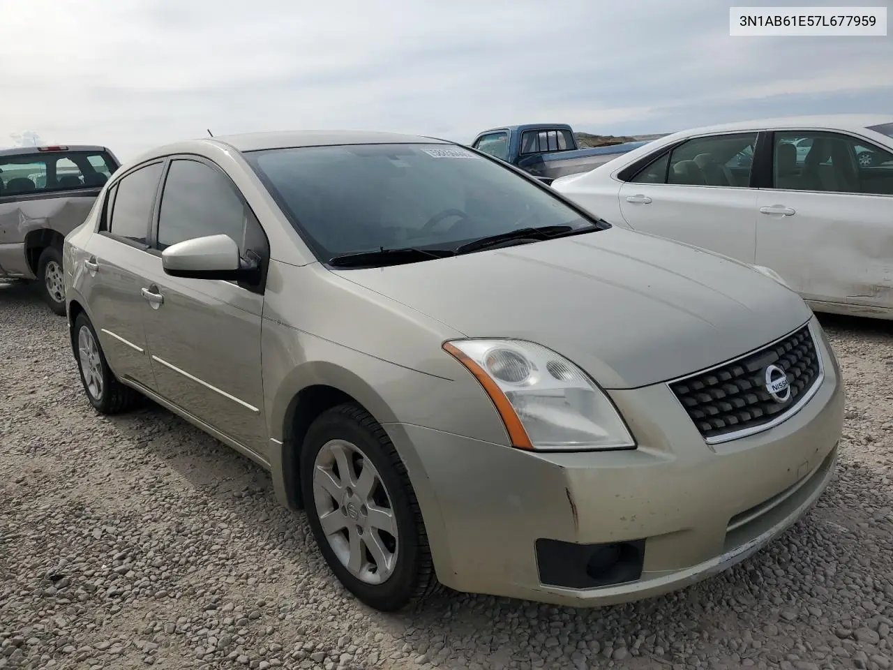 2007 Nissan Sentra 2.0 VIN: 3N1AB61E57L677959 Lot: 58856445