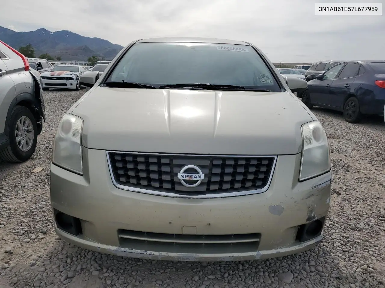2007 Nissan Sentra 2.0 VIN: 3N1AB61E57L677959 Lot: 58856445