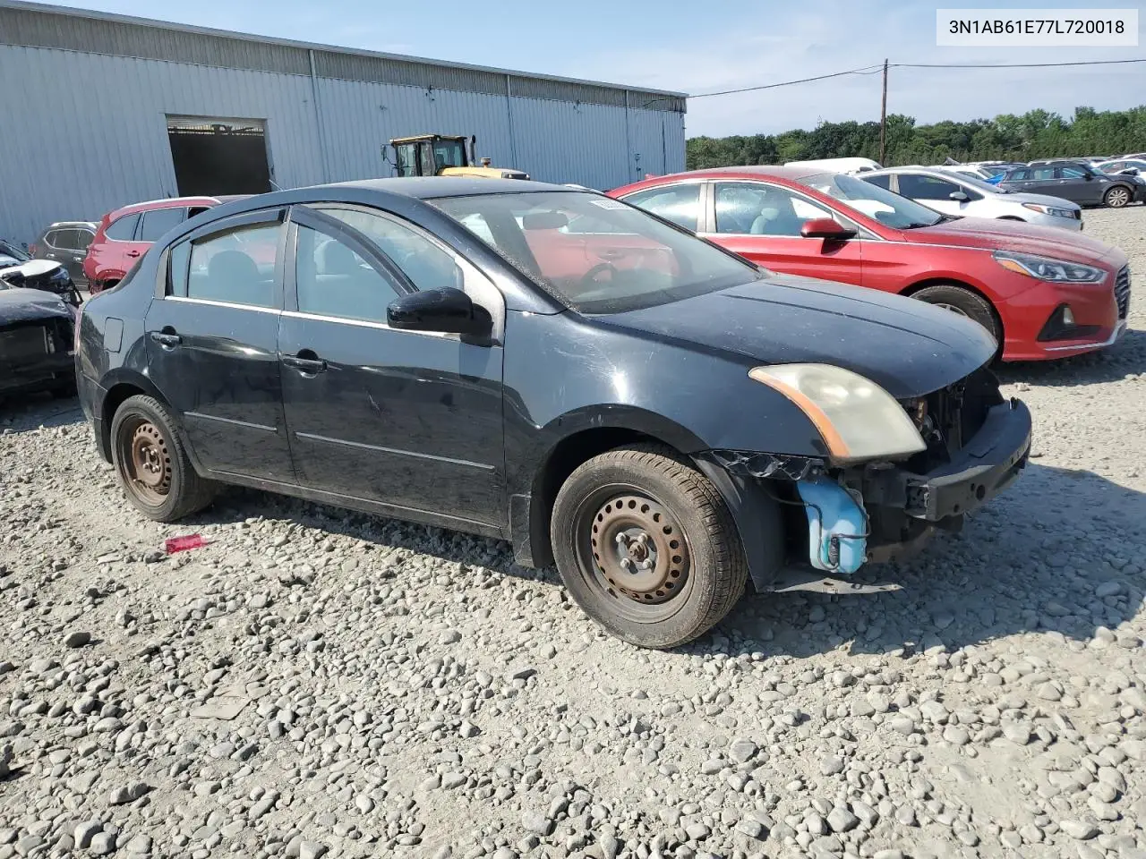 2007 Nissan Sentra 2.0 VIN: 3N1AB61E77L720018 Lot: 62326515