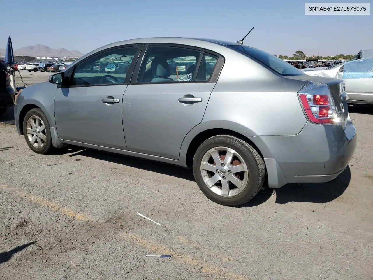 2007 Nissan Sentra 2.0 VIN: 3N1AB61E27L673075 Lot: 62341185