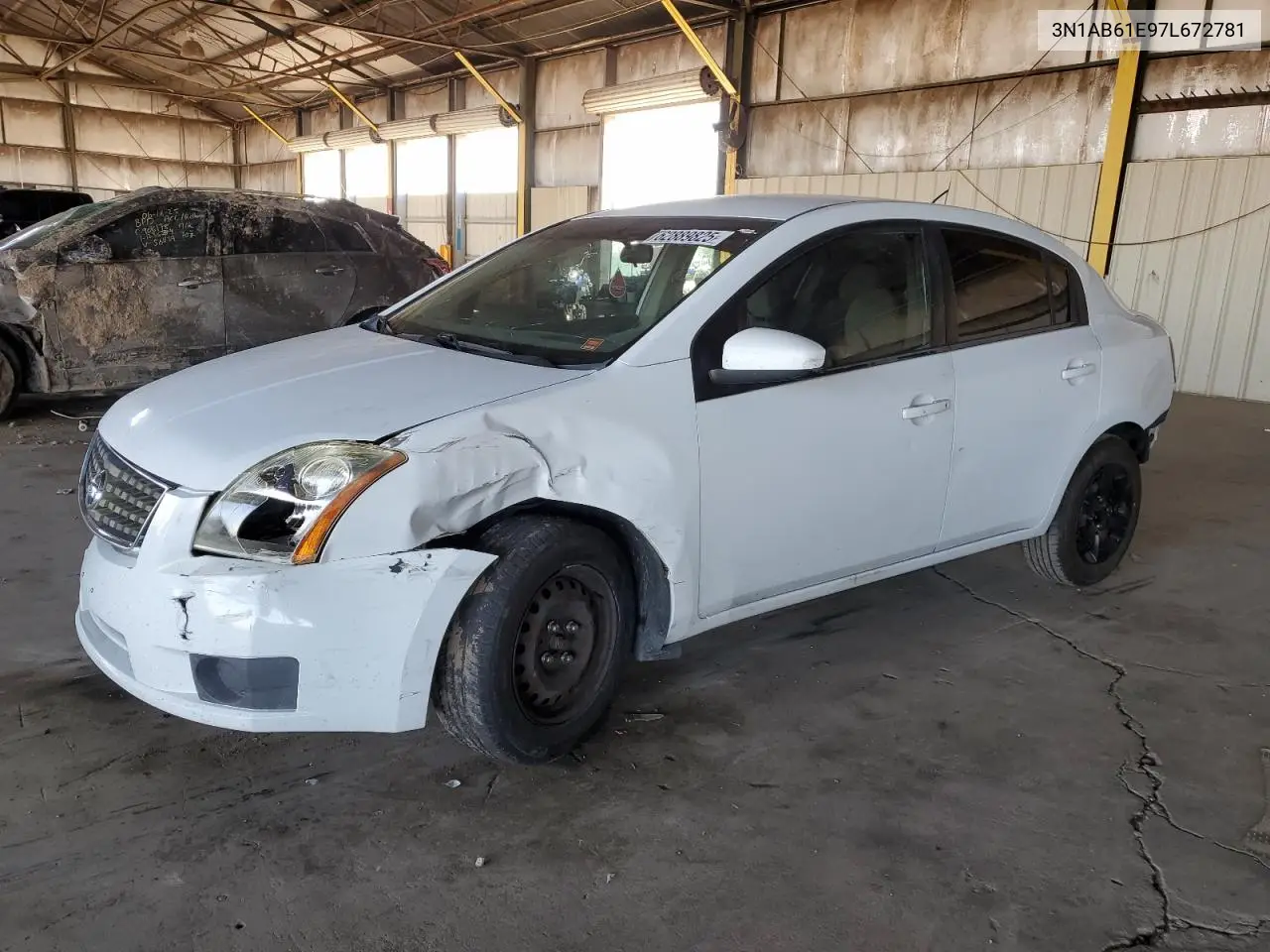 2007 Nissan Sentra 2.0 VIN: 3N1AB61E97L672781 Lot: 62889825