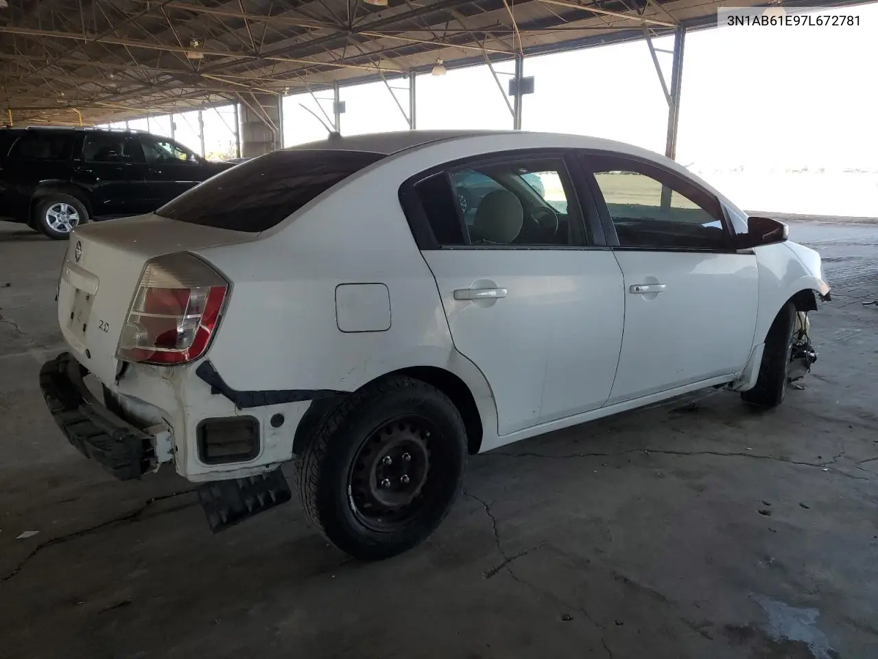 2007 Nissan Sentra 2.0 VIN: 3N1AB61E97L672781 Lot: 62889825