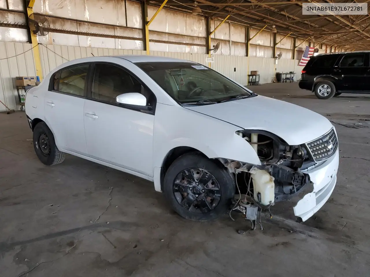 2007 Nissan Sentra 2.0 VIN: 3N1AB61E97L672781 Lot: 62889825