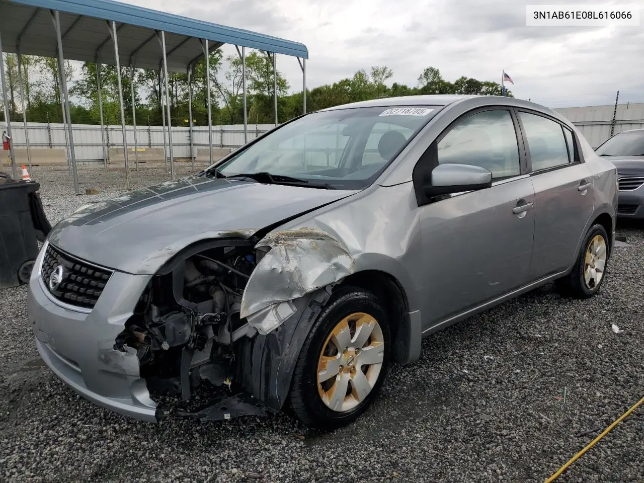 2008 Nissan Sentra 2.0 VIN: 3N1AB61E08L616066 Lot: 52718785