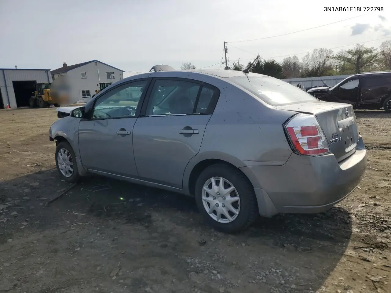 2008 Nissan Sentra 2.0 VIN: 3N1AB61E18L722798 Lot: 53186495