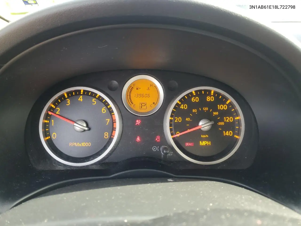 2008 Nissan Sentra 2.0 VIN: 3N1AB61E18L722798 Lot: 53186495