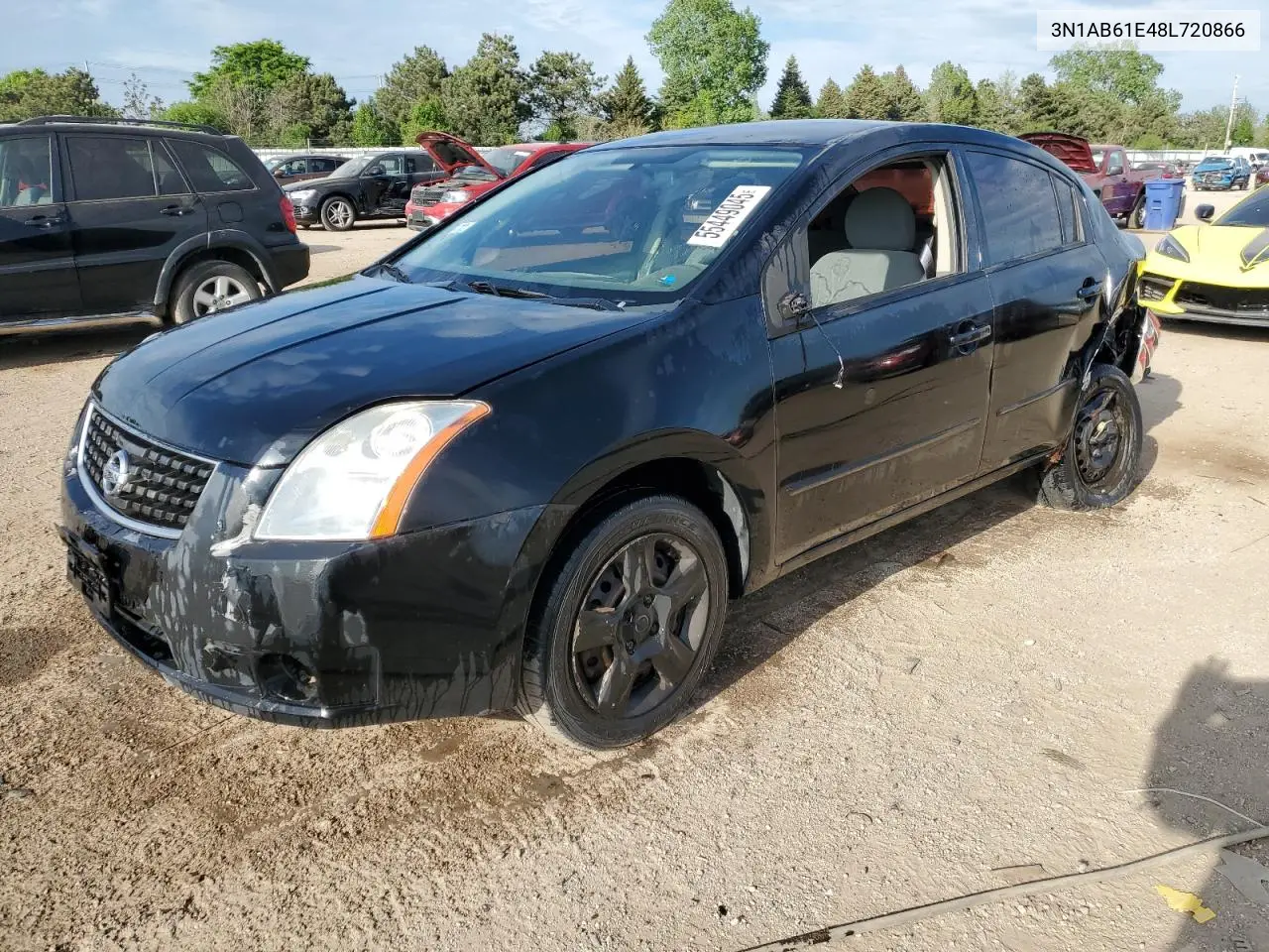 2008 Nissan Sentra 2.0 VIN: 3N1AB61E48L720866 Lot: 55449045