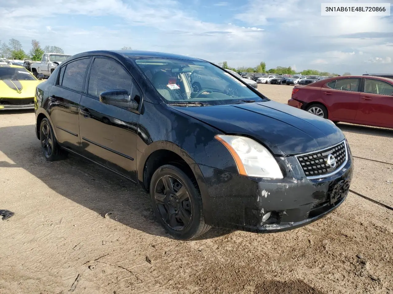 2008 Nissan Sentra 2.0 VIN: 3N1AB61E48L720866 Lot: 55449045