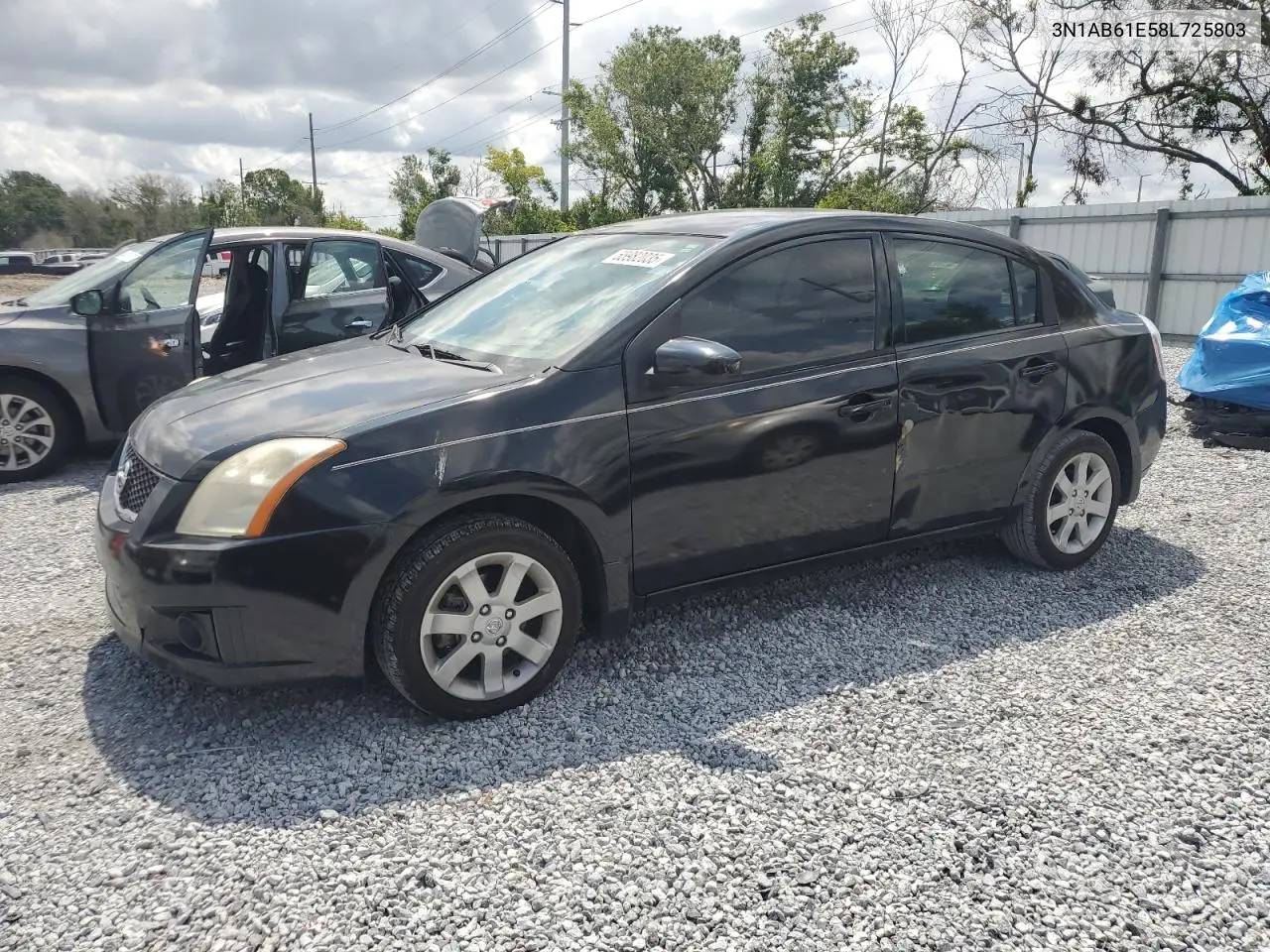 2008 Nissan Sentra 2.0 VIN: 3N1AB61E58L725803 Lot: 55982035