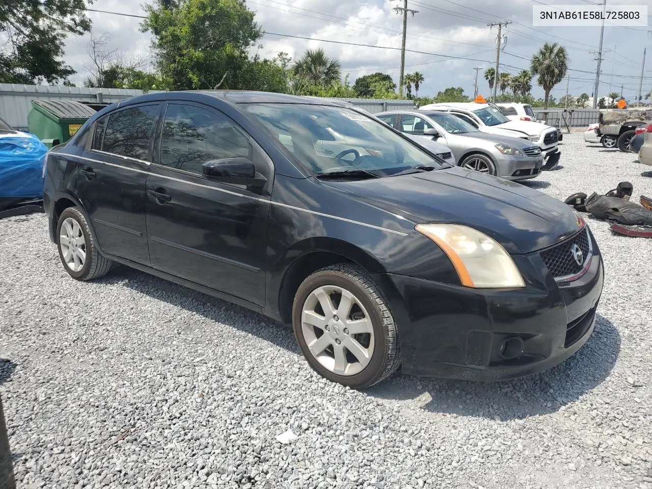 2008 Nissan Sentra 2.0 VIN: 3N1AB61E58L725803 Lot: 55982035