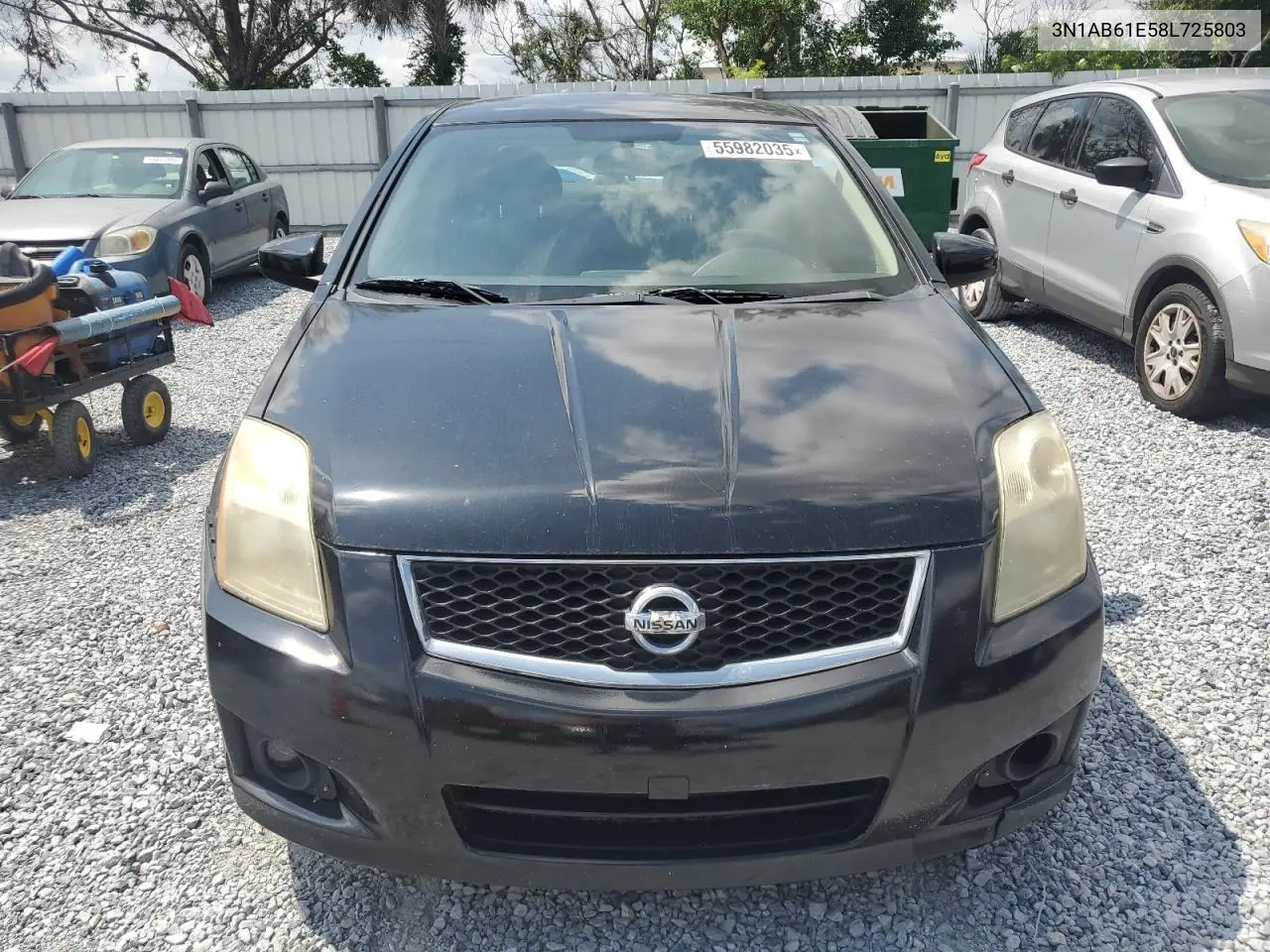 2008 Nissan Sentra 2.0 VIN: 3N1AB61E58L725803 Lot: 55982035