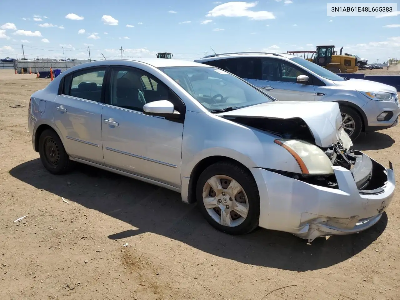 2008 Nissan Sentra 2.0 VIN: 3N1AB61E48L665383 Lot: 56076325