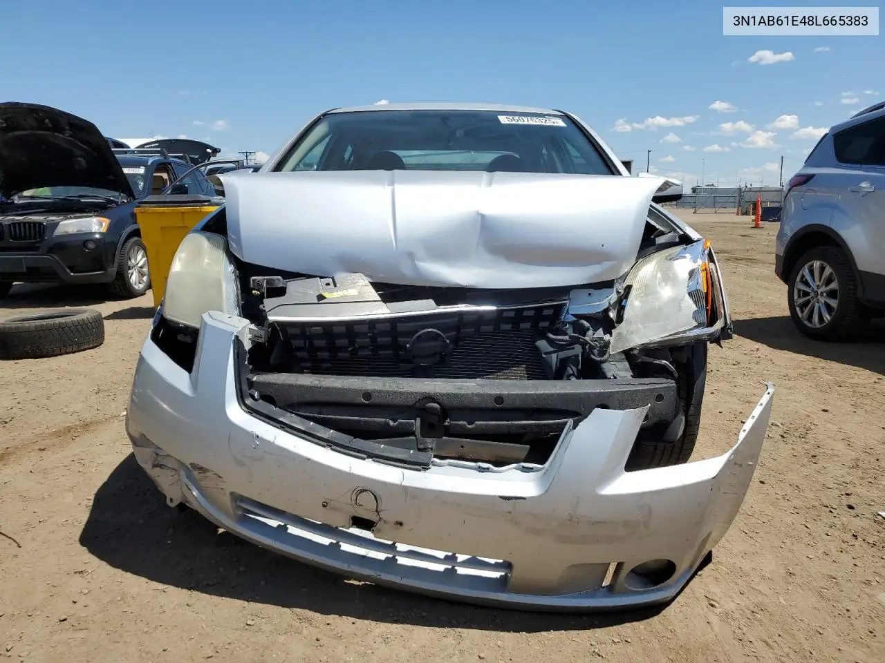 2008 Nissan Sentra 2.0 VIN: 3N1AB61E48L665383 Lot: 56076325