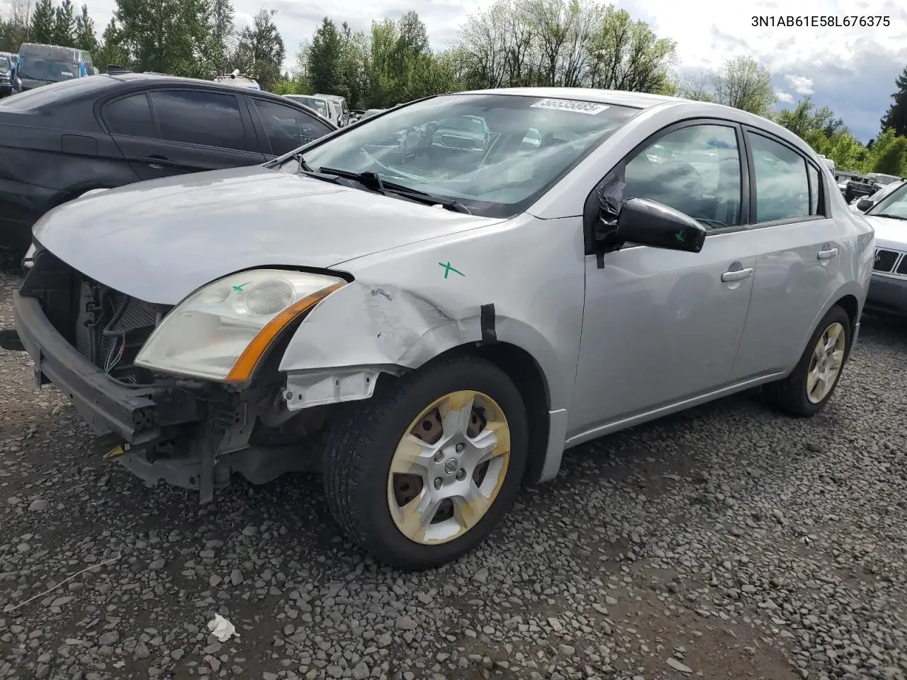 2008 Nissan Sentra 2.0 VIN: 3N1AB61E58L676375 Lot: 56535885