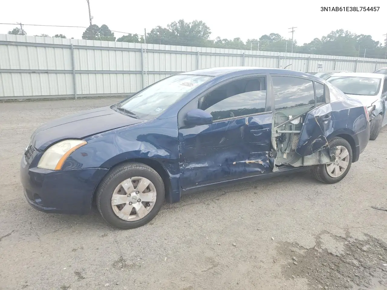 2008 Nissan Sentra 2.0 VIN: 3N1AB61E38L754457 Lot: 56835085