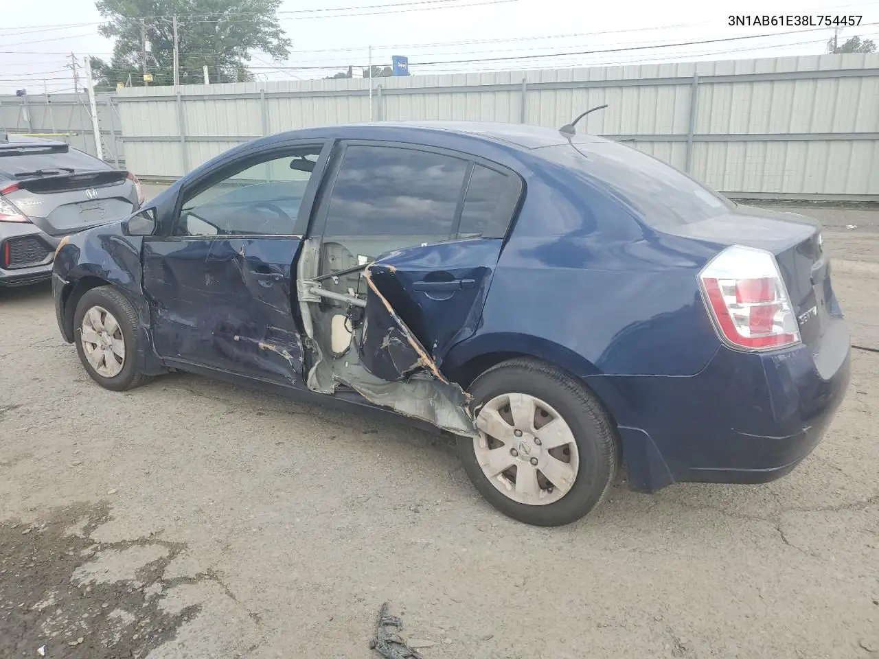 2008 Nissan Sentra 2.0 VIN: 3N1AB61E38L754457 Lot: 56835085