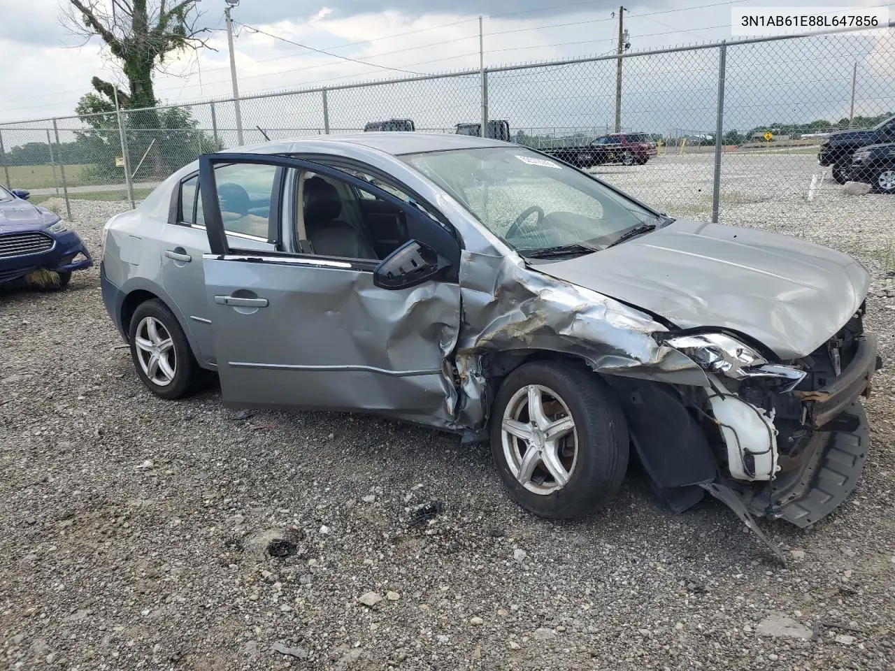 2008 Nissan Sentra 2.0 VIN: 3N1AB61E88L647856 Lot: 62572055