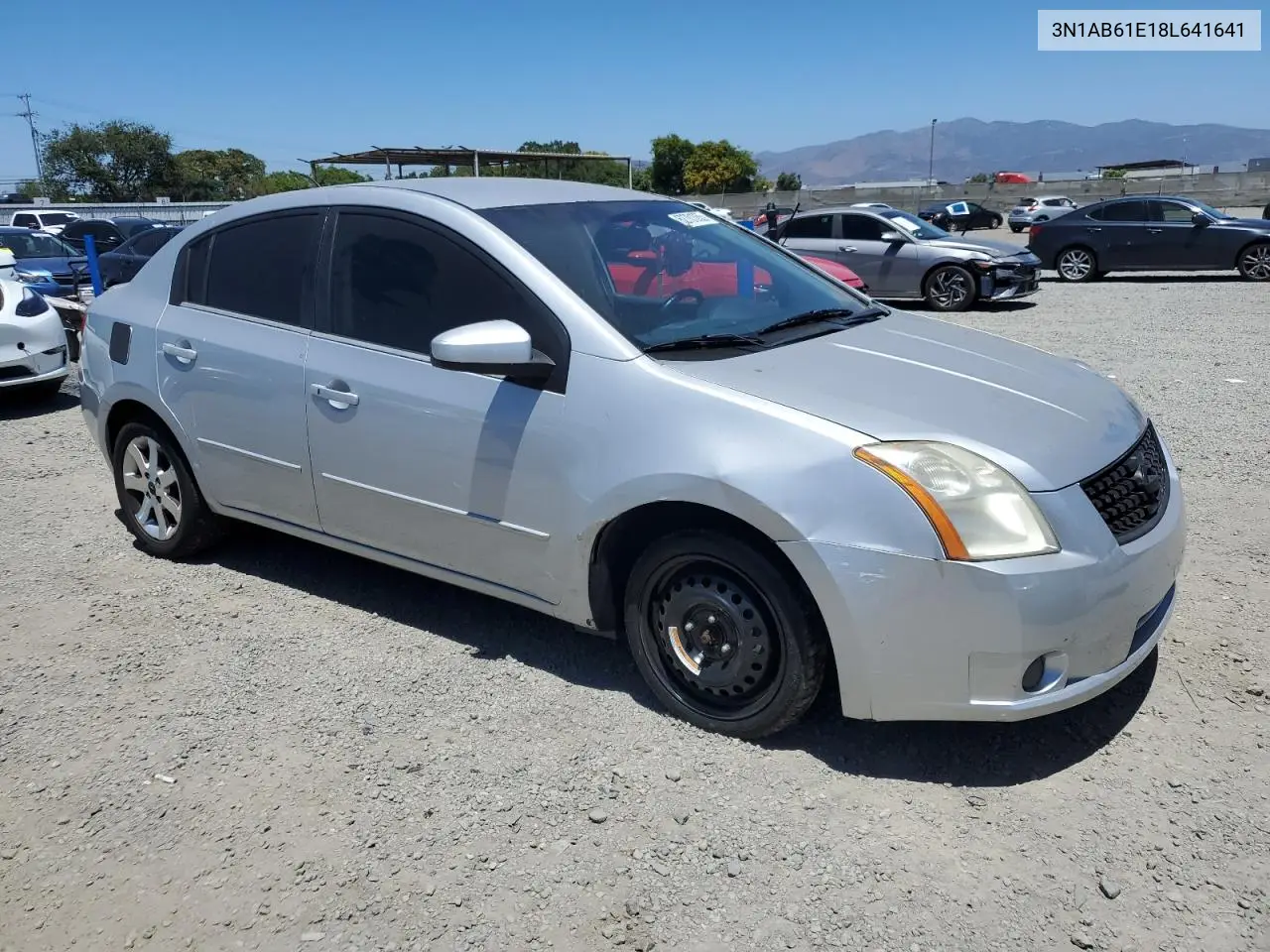 2008 Nissan Sentra 2.0 VIN: 3N1AB61E18L641641 Lot: 62701055
