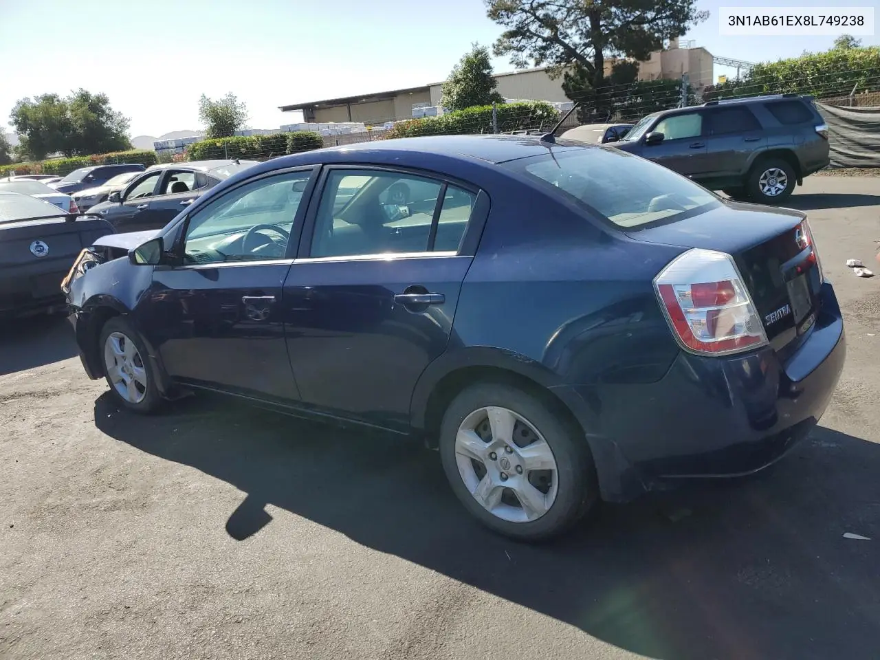 2008 Nissan Sentra 2.0 VIN: 3N1AB61EX8L749238 Lot: 62917725