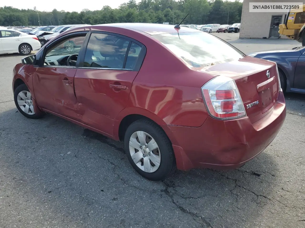 2008 Nissan Sentra 2.0 VIN: 3N1AB61E88L723589 Lot: 63079375