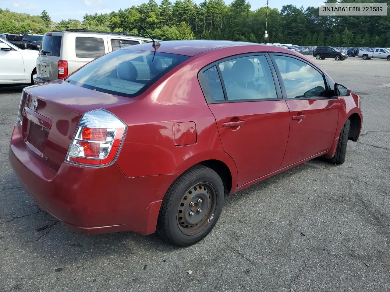 2008 Nissan Sentra 2.0 VIN: 3N1AB61E88L723589 Lot: 63079375