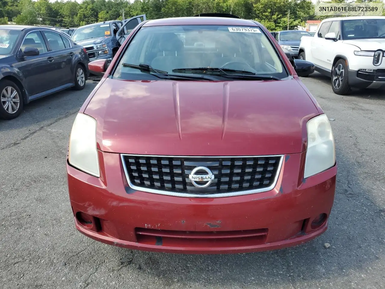 2008 Nissan Sentra 2.0 VIN: 3N1AB61E88L723589 Lot: 63079375
