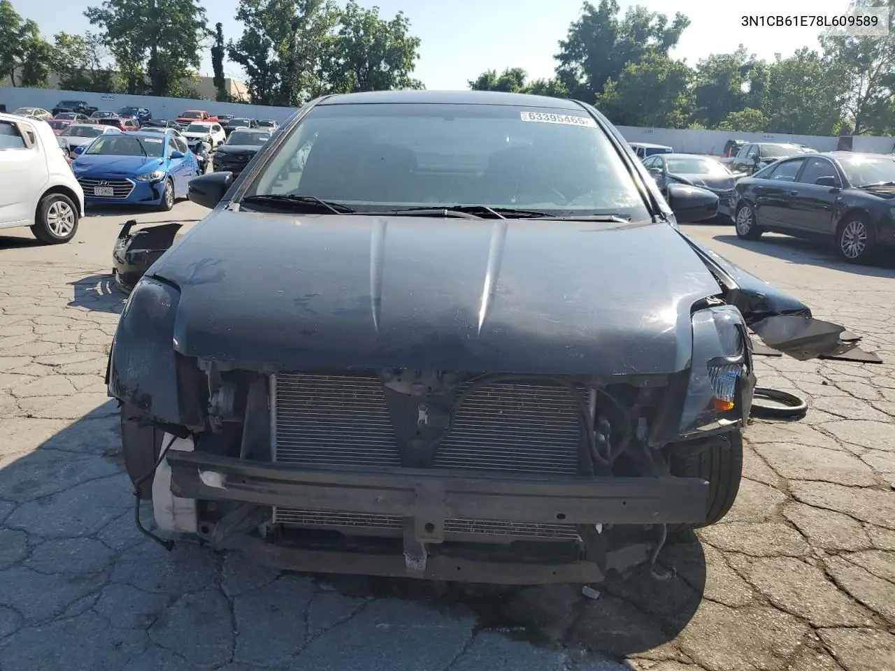 2008 Nissan Sentra Se-R Spec V VIN: 3N1CB61E78L609589 Lot: 63395465