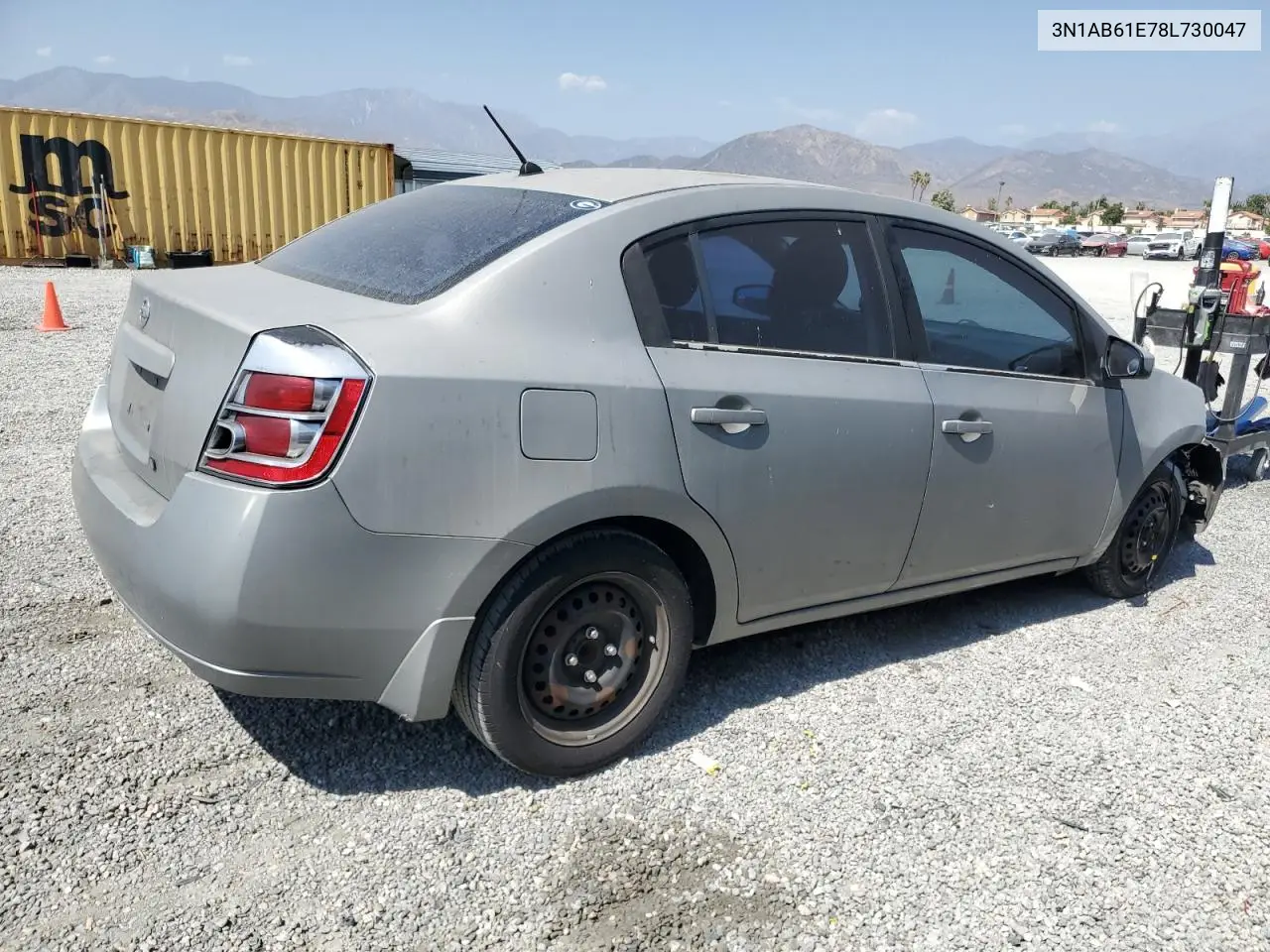 2008 Nissan Sentra 2.0 VIN: 3N1AB61E78L730047 Lot: 63679985