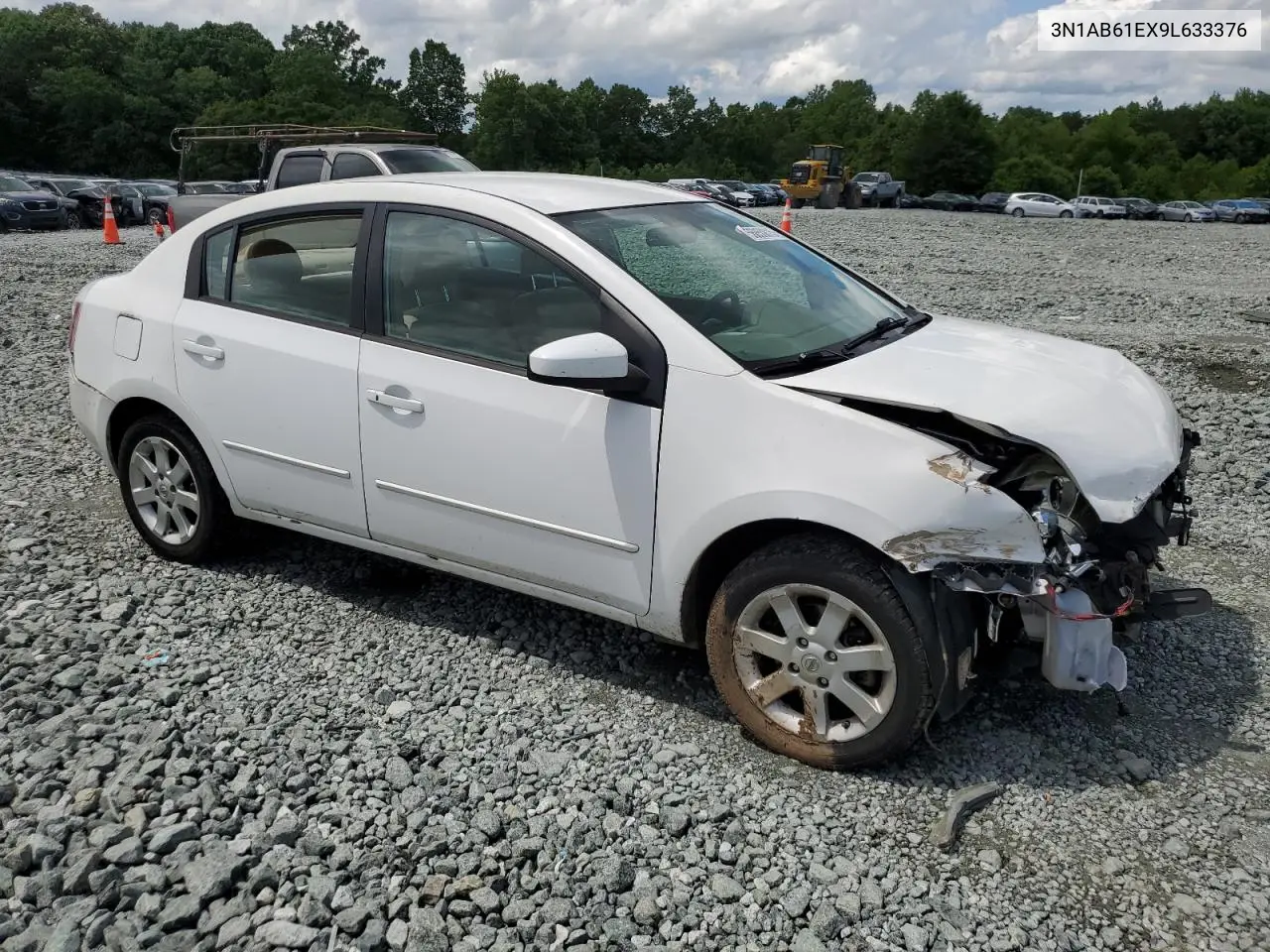 2009 Nissan Sentra 2.0 VIN: 3N1AB61EX9L633376 Lot: 56850815