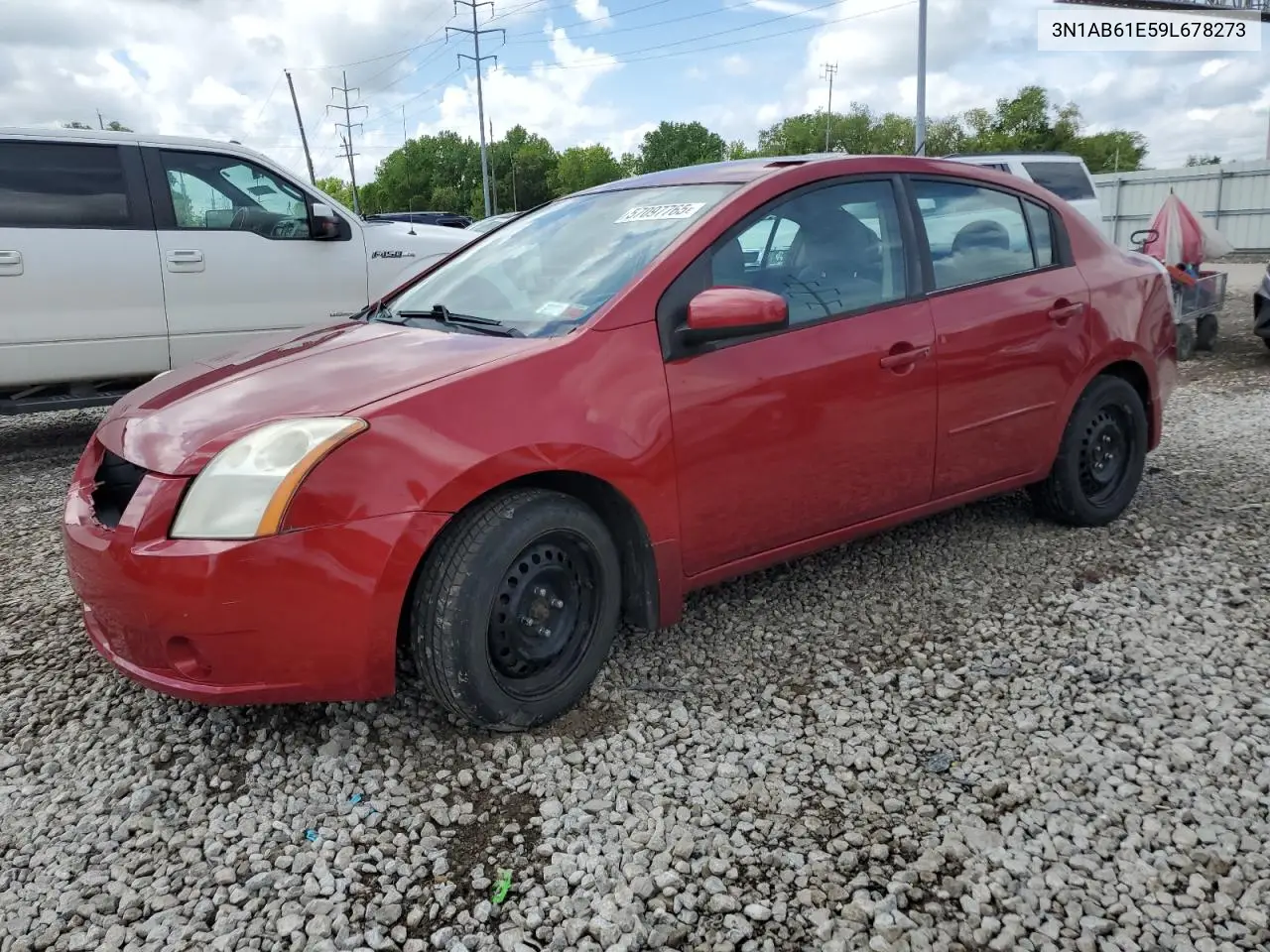 2009 Nissan Sentra 2.0 VIN: 3N1AB61E59L678273 Lot: 57097765