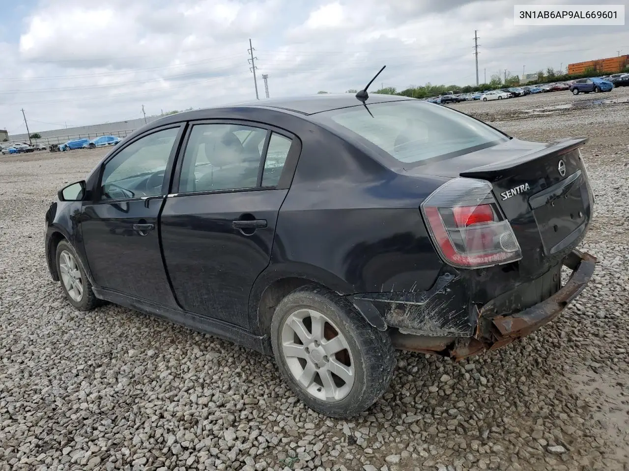 2010 Nissan Sentra 2.0 VIN: 3N1AB6AP9AL669601 Lot: 54660065