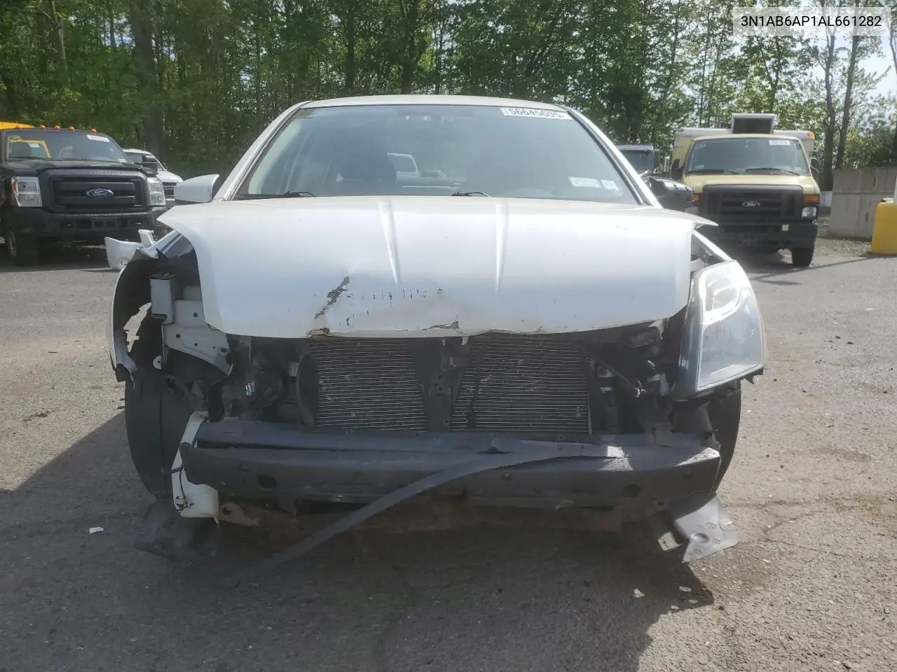 2010 Nissan Sentra 2.0 VIN: 3N1AB6AP1AL661282 Lot: 56645605