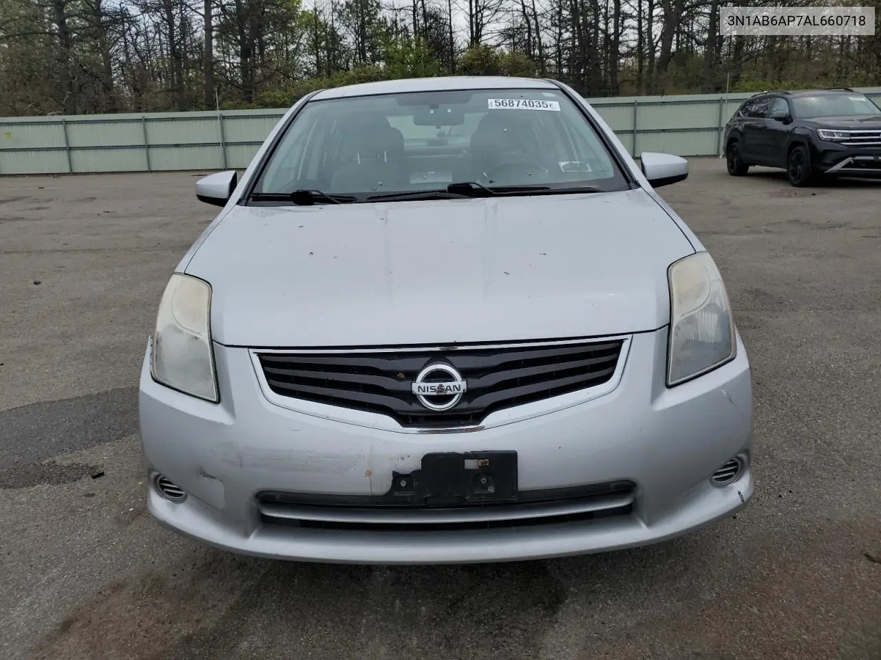 2010 Nissan Sentra 2.0 VIN: 3N1AB6AP7AL660718 Lot: 56874035