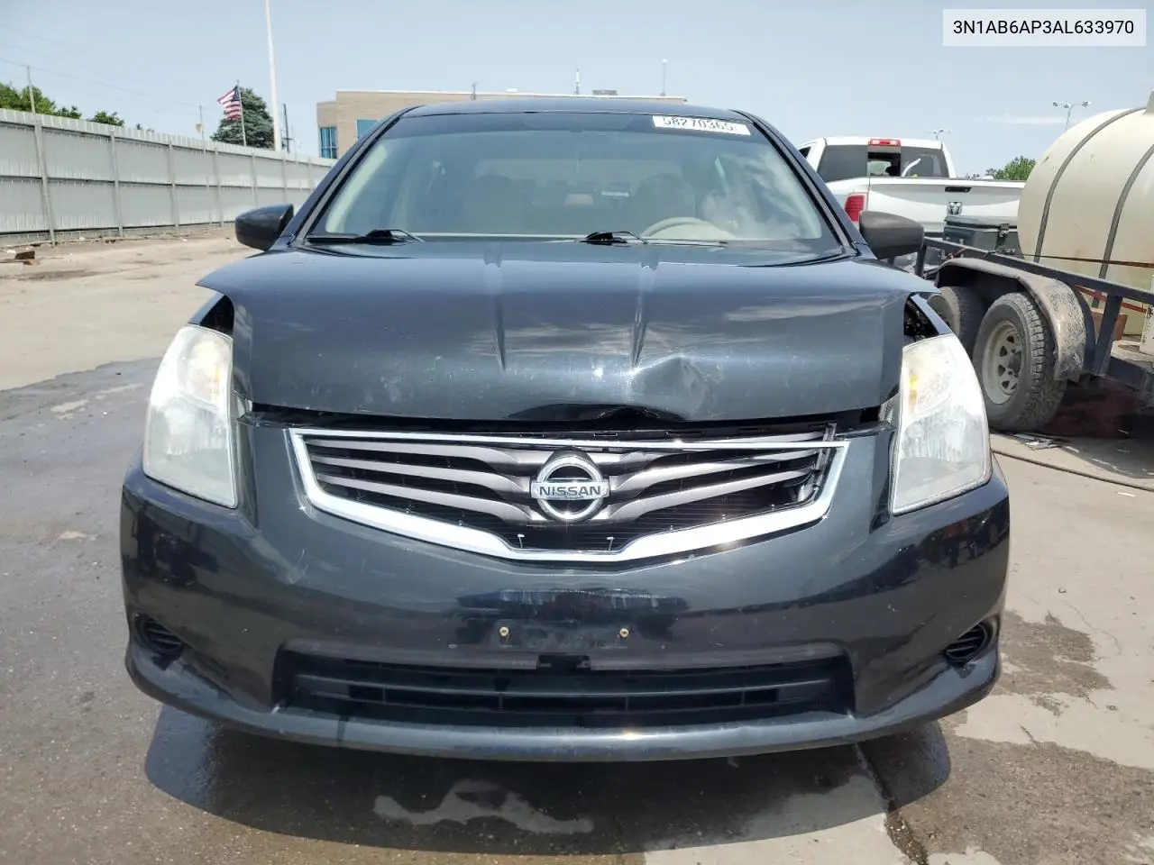 2010 Nissan Sentra 2.0 VIN: 3N1AB6AP3AL633970 Lot: 58270365