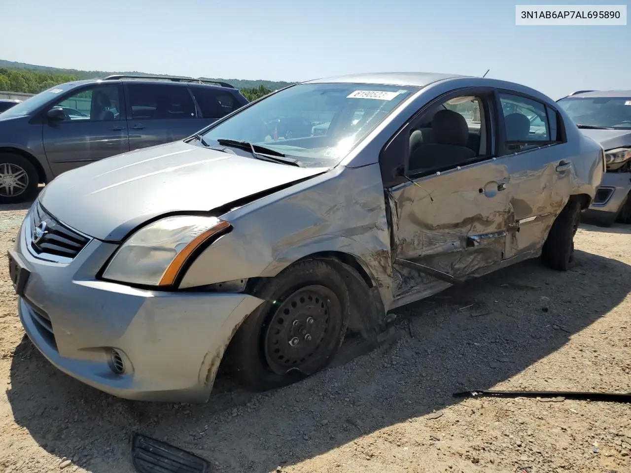 2010 Nissan Sentra 2.0 VIN: 3N1AB6AP7AL695890 Lot: 61905235