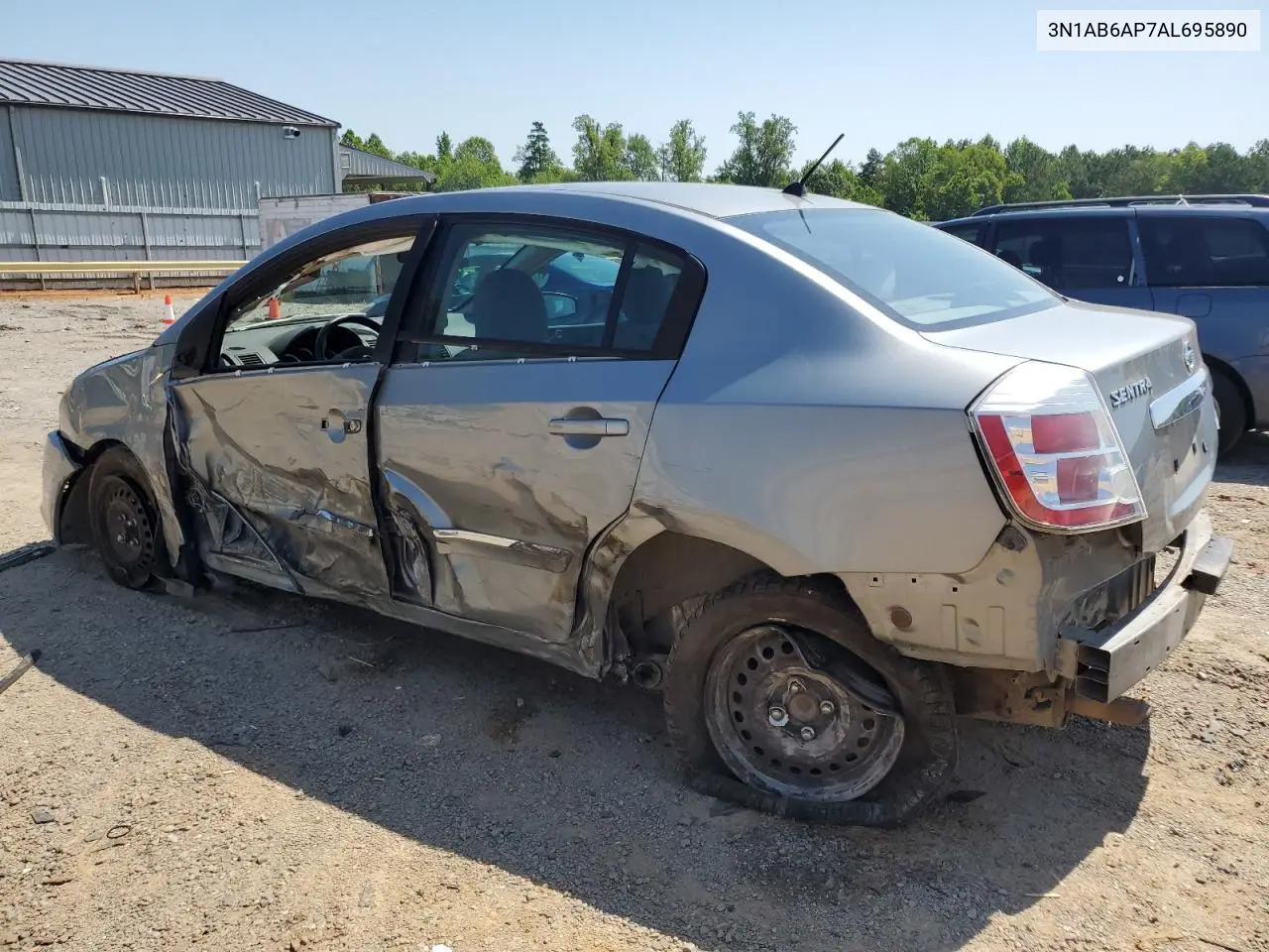 2010 Nissan Sentra 2.0 VIN: 3N1AB6AP7AL695890 Lot: 61905235