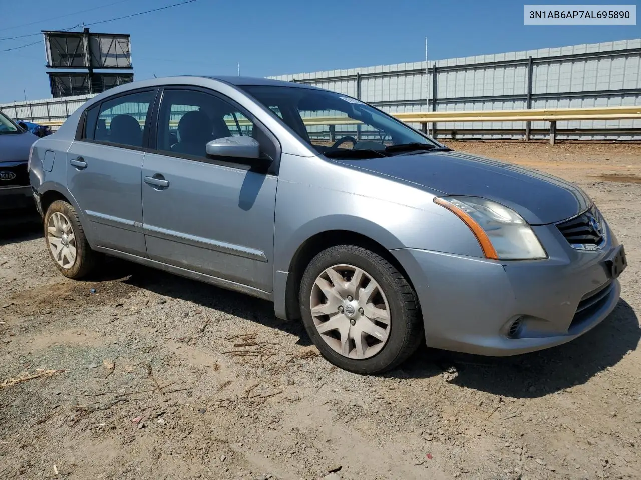 2010 Nissan Sentra 2.0 VIN: 3N1AB6AP7AL695890 Lot: 61905235